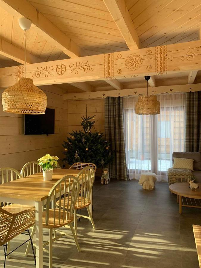 Uroczy Drewniany Domek - Domki Pod Brzegiem Zakopane Esterno foto